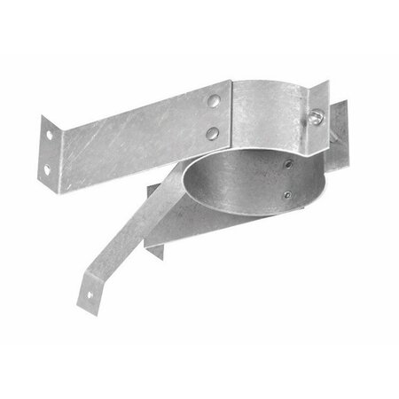 DURAVENT Simpson 3 in. X 3 in. X 3 in. Galvanized Steel Tee Support Bracket, 6PK 3PVL-WSR   -DNL